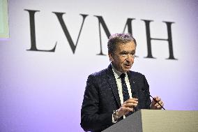 Luxury Group LVMH Group's 2024 Annual Results - Paris