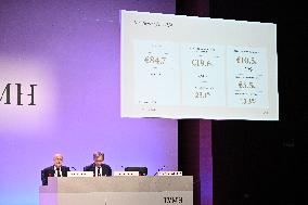 Luxury Group LVMH Group's 2024 Annual Results - Paris