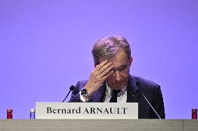 Luxury Group LVMH Group's 2024 Annual Results - Paris