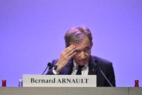 Luxury Group LVMH Group's 2024 Annual Results - Paris