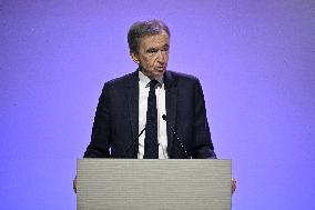 Luxury Group LVMH Group's 2024 Annual Results - Paris