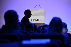 Luxury Group LVMH Group's 2024 Annual Results - Paris