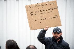 Gathering Against The Prefet'decision To Let Homeless People Outside Until Temperatures Reach Minus 10 C