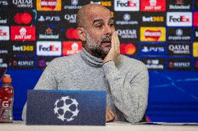 Manchester City Training Session And Press Conference - UEFA Champions League 2024/25 League Phase MD8