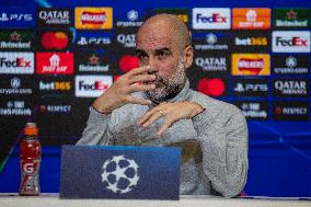 Manchester City Training Session And Press Conference - UEFA Champions League 2024/25 League Phase MD8