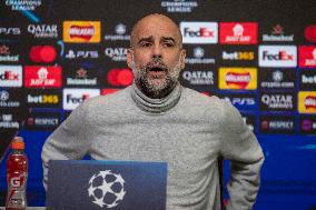 Manchester City Training Session And Press Conference - UEFA Champions League 2024/25 League Phase MD8