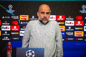 Manchester City Training Session And Press Conference - UEFA Champions League 2024/25 League Phase MD8