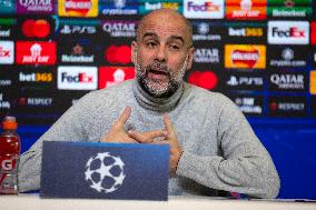 Manchester City Training Session And Press Conference - UEFA Champions League 2024/25 League Phase MD8
