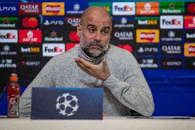 Manchester City Training Session And Press Conference - UEFA Champions League 2024/25 League Phase MD8