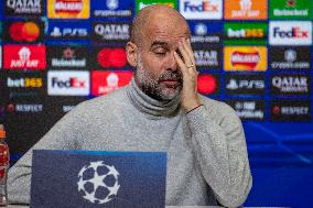 Manchester City Training Session And Press Conference - UEFA Champions League 2024/25 League Phase MD8