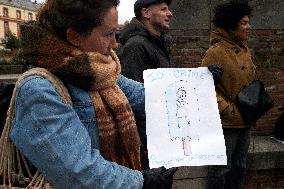 Gathering Against The Prefet'decision To Let Homeless People Outside Until Temperatures Reach Minus 10 C