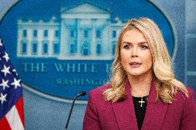 White House Press Secretary Karoline Leavitt Holds First Daily Press Briefing