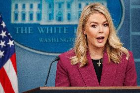 White House Press Secretary Karoline Leavitt Holds First Daily Press Briefing