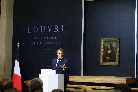 Emmanuel Macron At Louvre Museum - Paris
