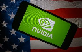 NVidia And Jensen Huang Illustration