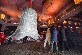 Chinese Celebrate lunar New Year in Suqian