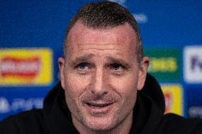 Club Brugge Training and Press Conference - UEFA Champions League 2024/25 League Phase MD8