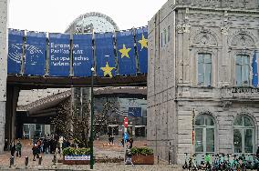 European Parliament District In Brussels