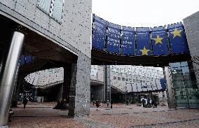 European Parliament District In Brussels