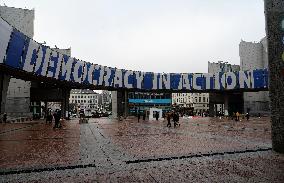 European Parliament District In Brussels