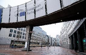 European Parliament District In Brussels