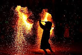 Chinese Celebrate Spring Festival Holiday