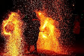 Chinese Celebrate Spring Festival Holiday