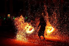 Chinese Celebrate Spring Festival Holiday