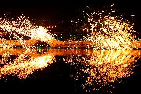 Chinese Celebrate Spring Festival Holiday