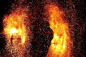 Chinese Celebrate Spring Festival Holiday