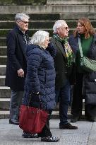Bertrand Blier Funeral - Paris