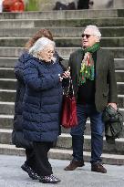 Bertrand Blier Funeral - Paris