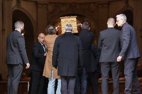 Bertrand Blier Funeral - Paris