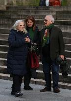 Bertrand Blier Funeral - Paris