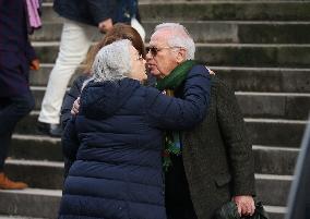 Bertrand Blier Funeral - Paris