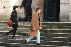Bertrand Blier Funeral - Paris