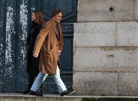 Bertrand Blier Funeral - Paris