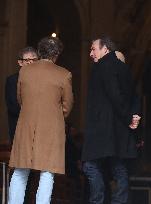 Bertrand Blier Funeral - Paris