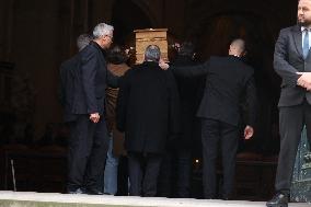 Bertrand Blier Funeral - Paris