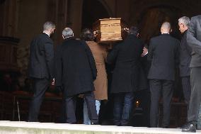 Bertrand Blier Funeral - Paris