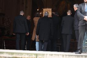 Bertrand Blier Funeral - Paris