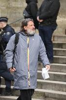 Bertrand Blier Funeral - Paris