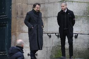 Bertrand Blier Funeral - Paris