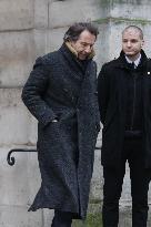 Bertrand Blier Funeral - Paris