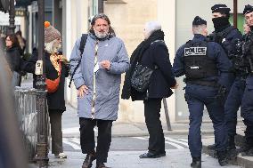 Bertrand Blier Funeral - Paris