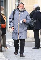 Bertrand Blier Funeral - Paris