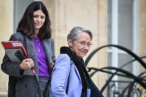 Council of Ministers at the Elysee Palace FA