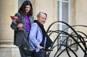 Council of Ministers at the Elysee Palace FA