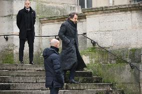 Bertrand Blier Funeral - Paris