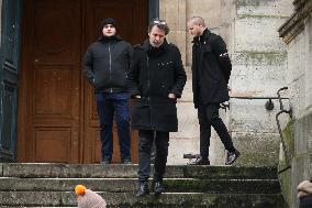 Bertrand Blier Funeral - Paris